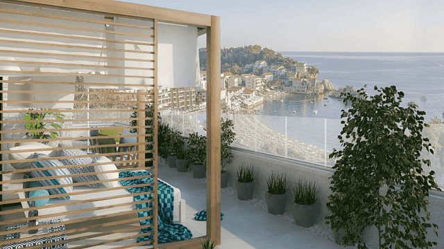 Penthouse in Przno mit Panoramablick auf das Meer — photo 7